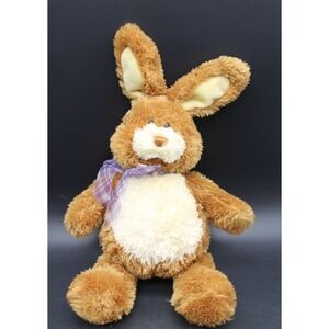 GUND Cottontail Cream Bunny Plush Rabbit Brown Tan Easter Stuffed Animal